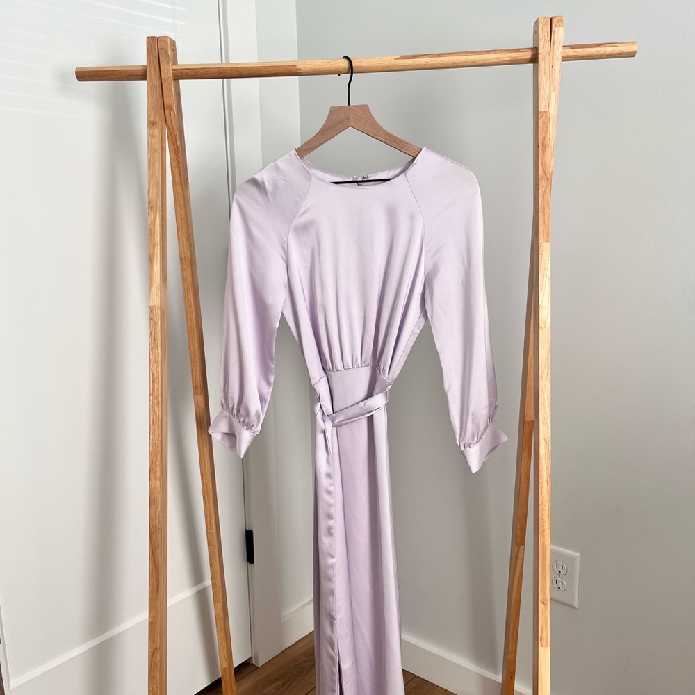 H&M Satin Midi Dress